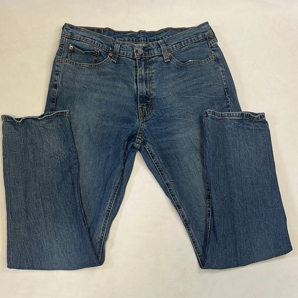 Levi's Other - Levi’s Jeans Men’s Size 33 541 Straight Leg Blue Denim Five Pocket